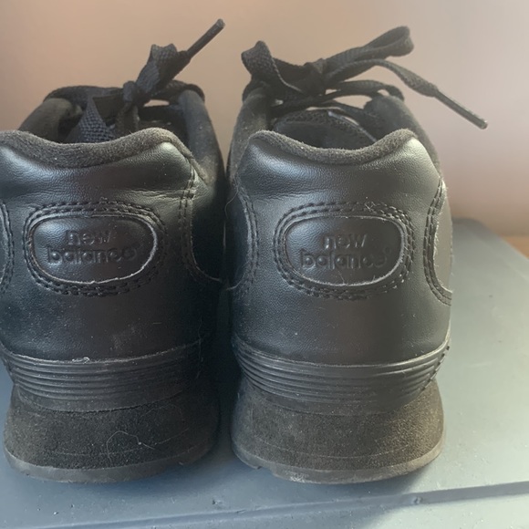 New Balance shoe sneakers size 2 (European 33.5) back leather runner sneakers - Picture 6 of 8